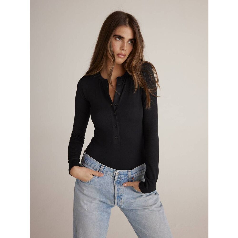 Clyque Annie Bodysuit in Black S NWT $90